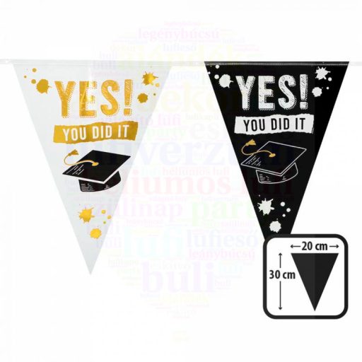 Yes you did it - ballagasi zászlófüzér 6 m